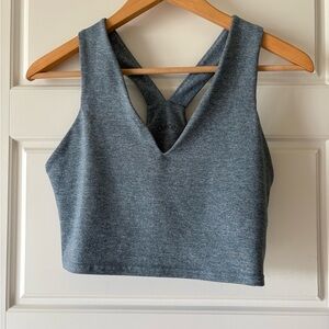 Quince Ultra-Soft V-Neck Cropped Tank